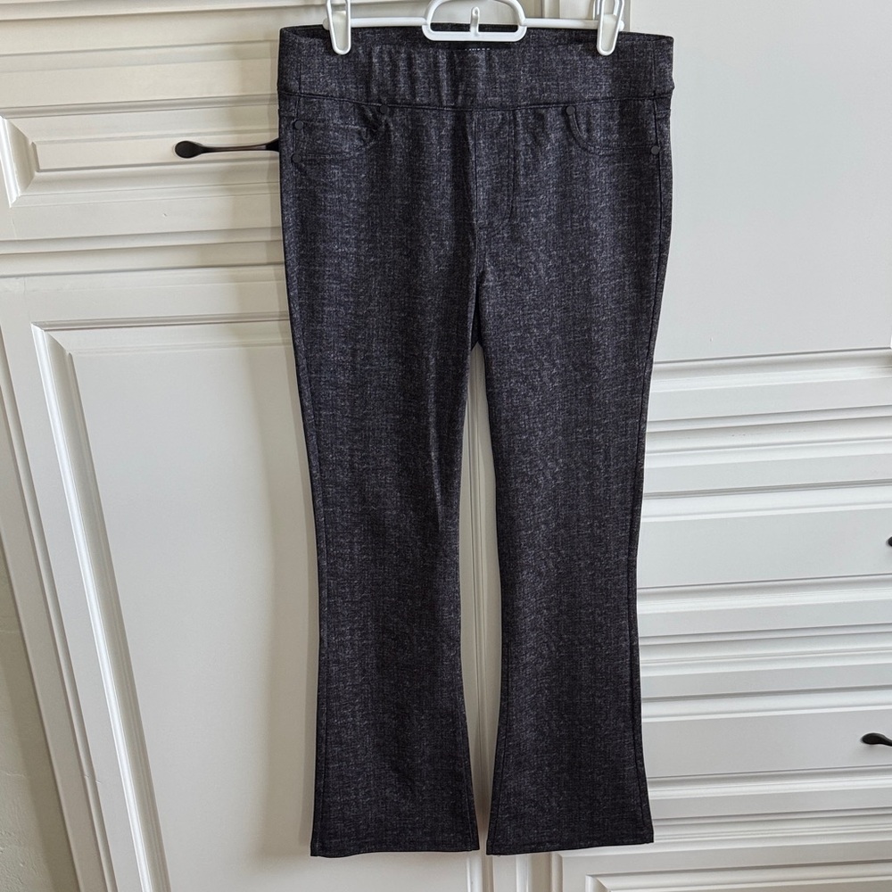 Liverpool CharcoalChocolate Pull On Bootcut Pants